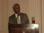 Salim Mansur speaks at launch party for Delectable Lie, Albany Club, Toronto, Ontario, Canada, Sept 2011